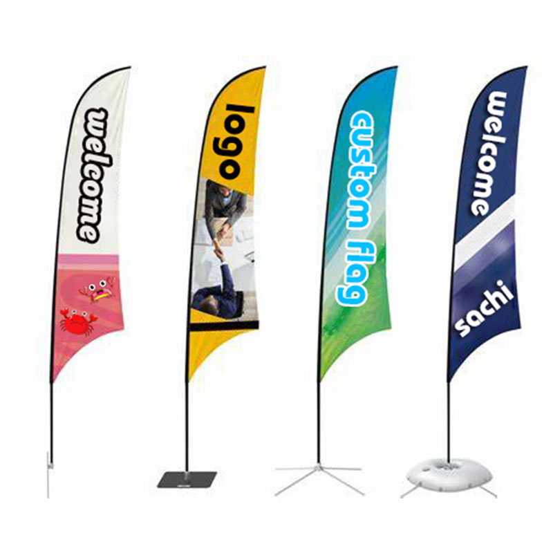 Promotion Feather Flying Flags And Banners Marketing Custom Advertising Beach Flag Feather Bow Beach Flags