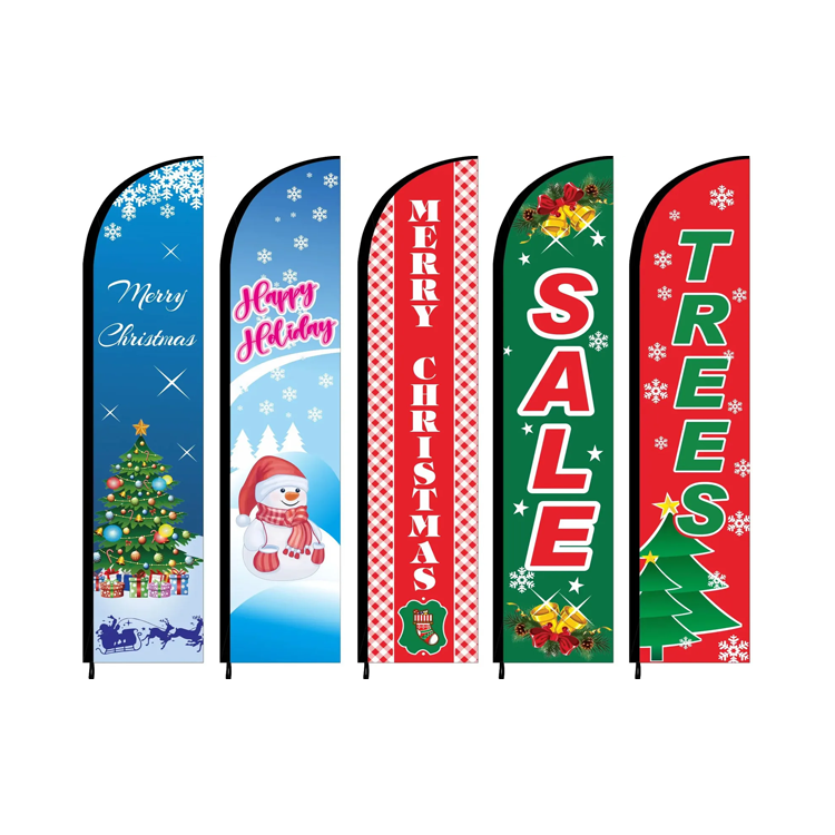 Cheap Factory Custom Advertising Promotion Flying Feather Flag Banner Beach Sail Flag
