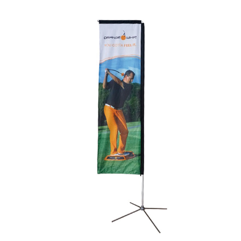 Custom Advertising Outdoor Rectangular Flying Banner Teardrop Tear Drop Flags Beach Feather Flag