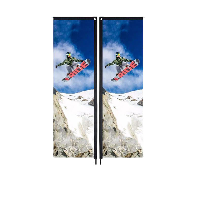 Custom Rectangular Flag for Business Branding
