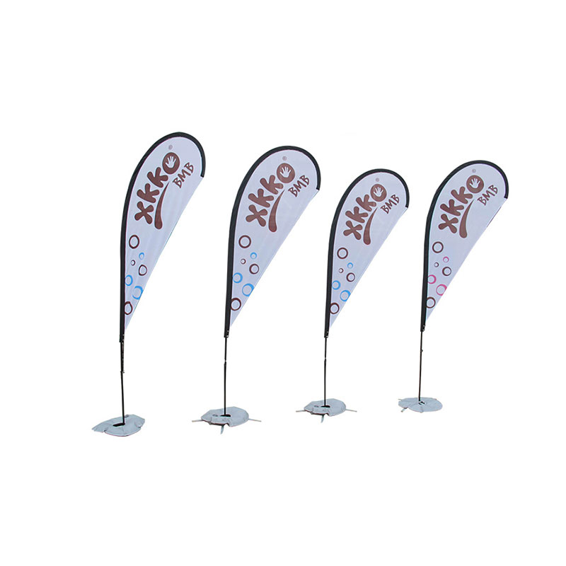 Custom printing outdoor advertising promotion flying teardrop flag feather flag