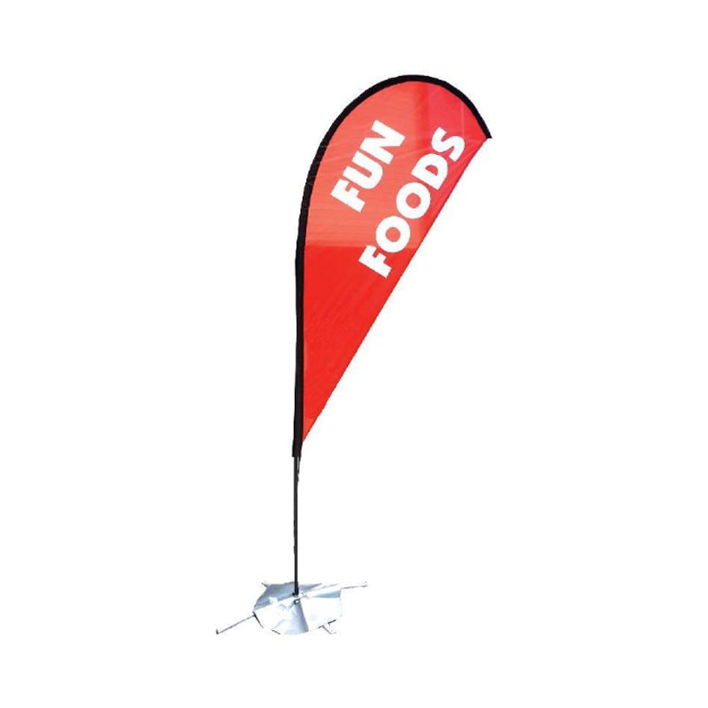 Teardrop Flag Banner for Outdoor Advertising